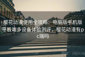 樱花动漫使用全攻略：电脑版手机版平板端多设备体验测评，樱花动漫有pc端吗