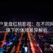 老用户复盘红桃影视：在不同网络环境下的体验差异解析