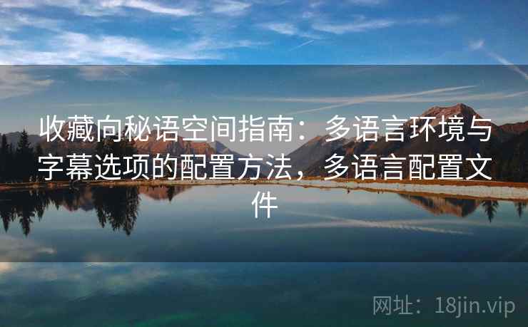 收藏向秘语空间指南：多语言环境与字幕选项的配置方法，多语言配置文件
