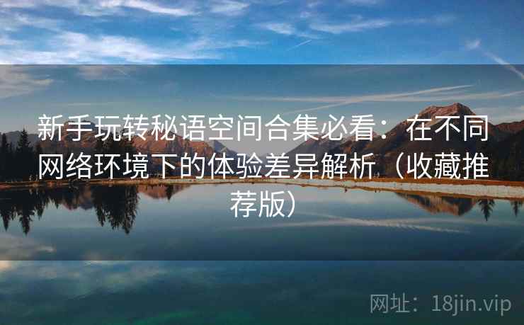 新手玩转秘语空间合集必看：在不同网络环境下的体验差异解析（收藏推荐版）