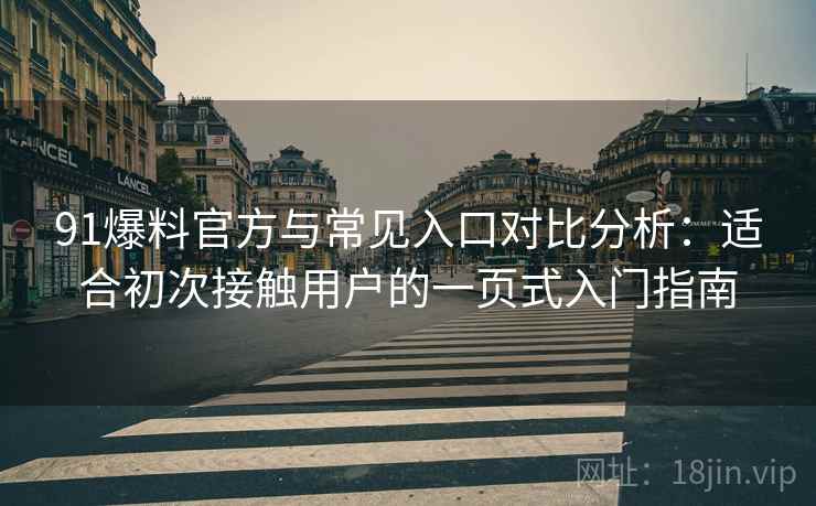 91爆料官方与常见入口对比分析：适合初次接触用户的一页式入门指南