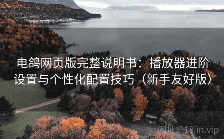 电鸽网页版完整说明书：播放器进阶设置与个性化配置技巧（新手友好版）