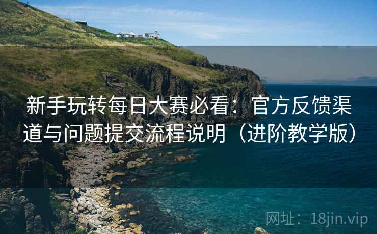 新手玩转每日大赛必看:官方反馈渠道与问题提交流程说明(进阶教学版) 新手玩转每日大赛必看:官方反馈渠道与问题提交流程说明(进阶教学版)