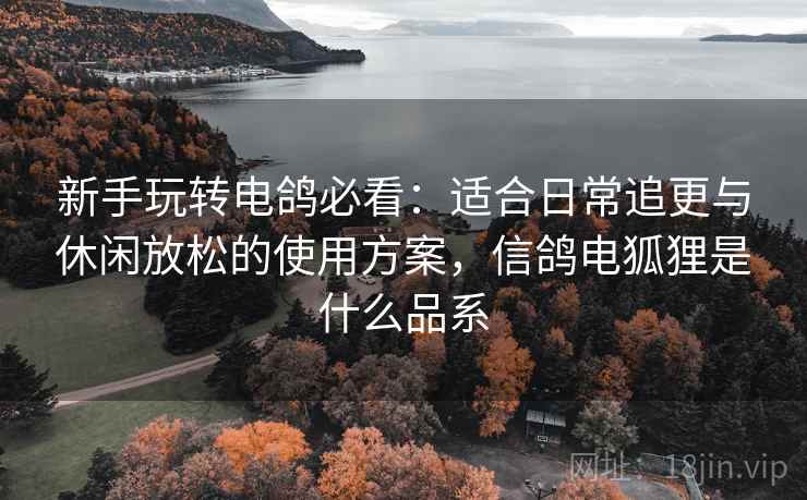 新手玩转电鸽必看：适合日常追更与休闲放松的使用方案，信鸽电狐狸是什么品系